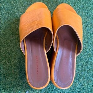 Simon Miller Orange Blackout Slides